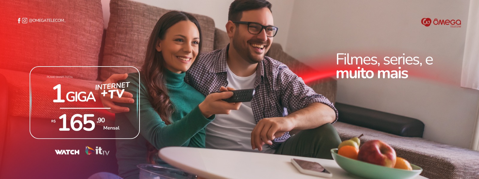 Internet + TV: filmes, séries e muito mais